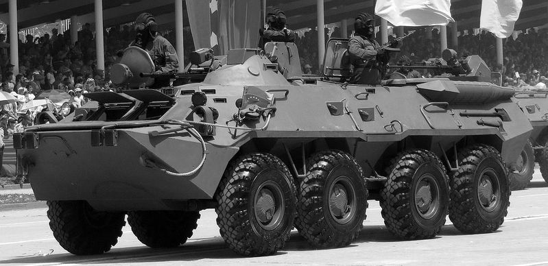 BTR armored vehicle