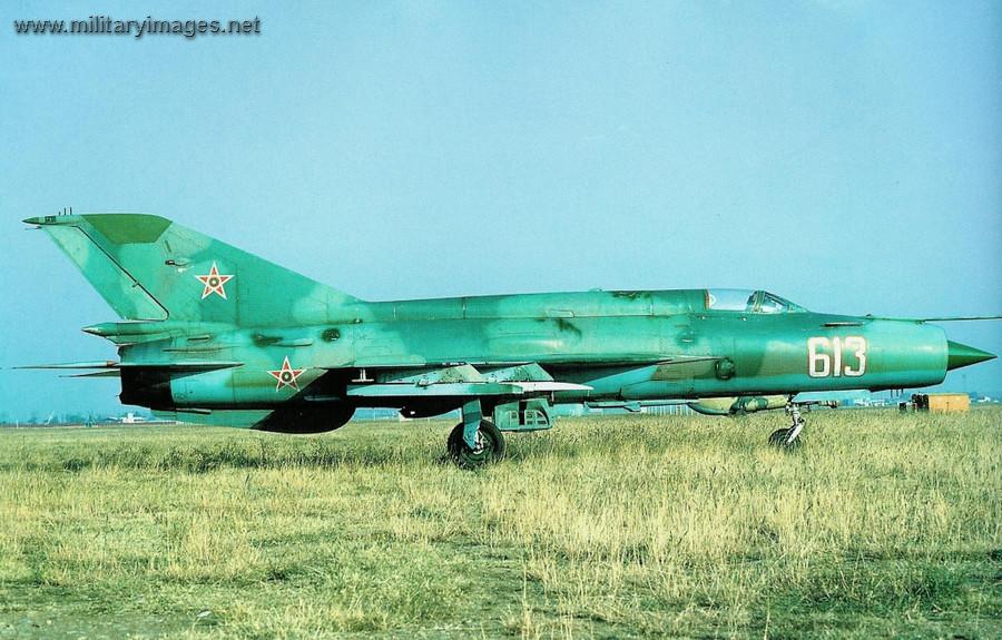 Bulgarian Air Force MiG-21M in October 1991