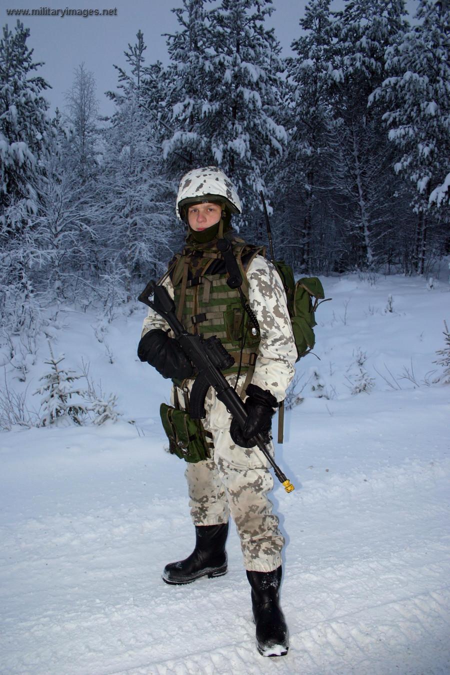 Cadet in new winter gear 2005