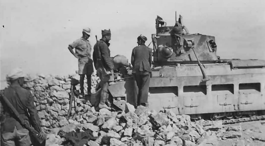 Captured Matilda - Afrika Korps