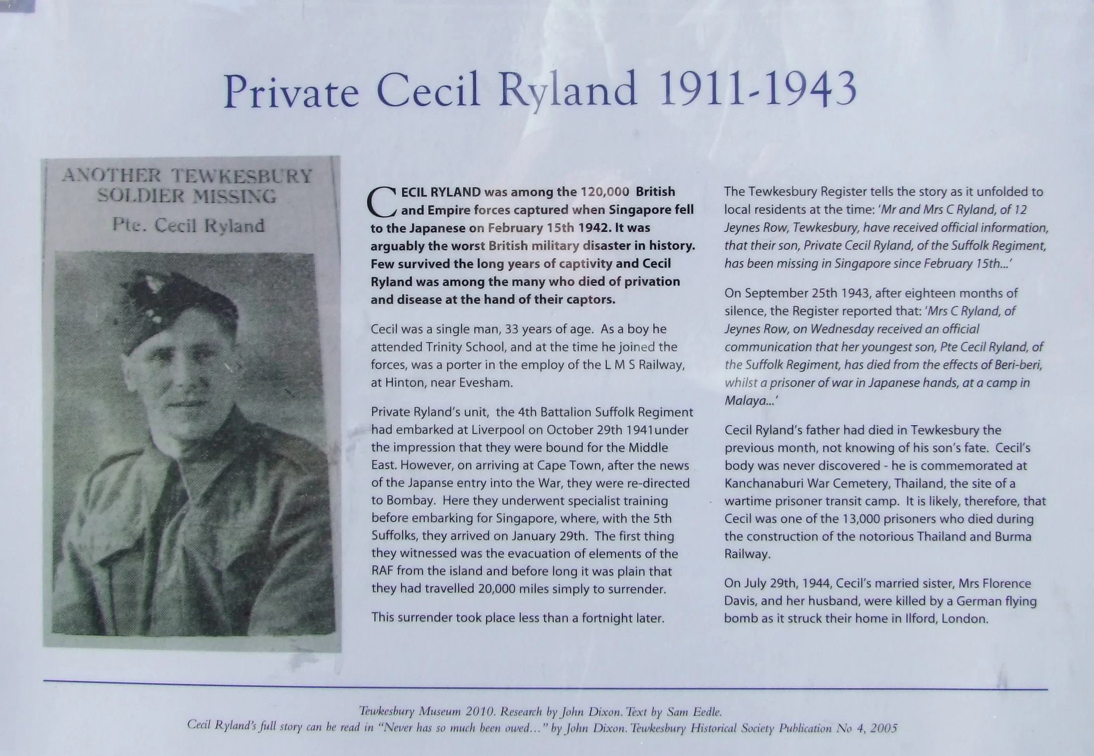 Cecil George RYLAND