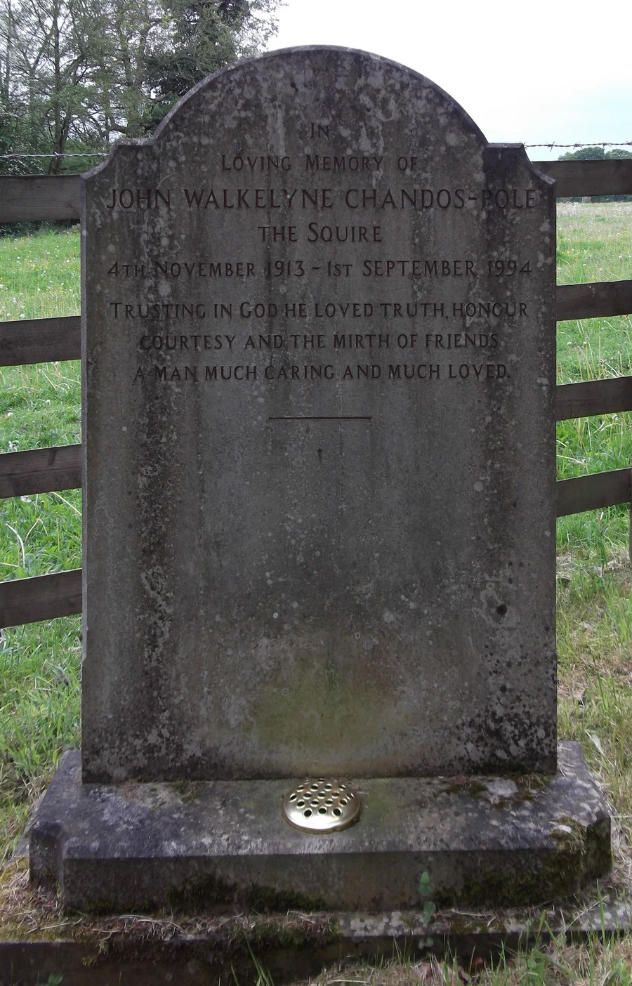 Chandos Pole, John Walkelyne