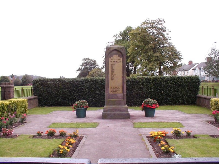 Cheadle War Memorial Staffordshire