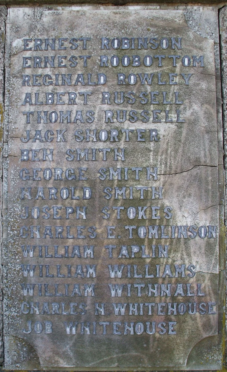 Cheslyn Hay War Memorial, Staffs