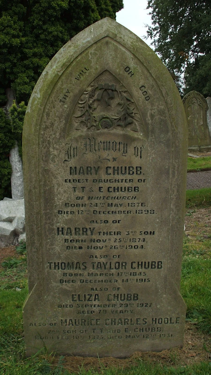CHUBB, Maurice Charles Hoole