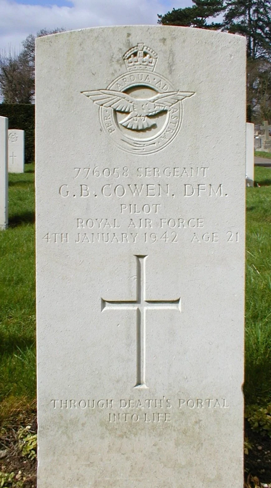 COWEN, Geoffrey Brian DFM