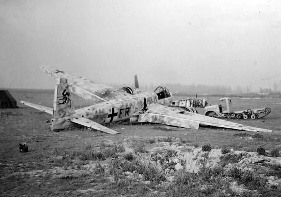 Crashed Junkers Ju 88 G-1 Germany 1945