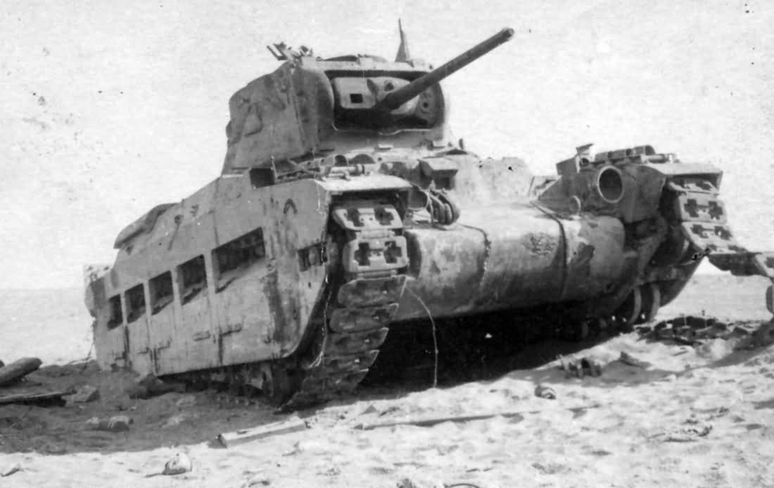 Destroyed Matilda II North_Africa
