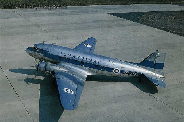 Douglas C-47A at Rissala on 11th July 1975