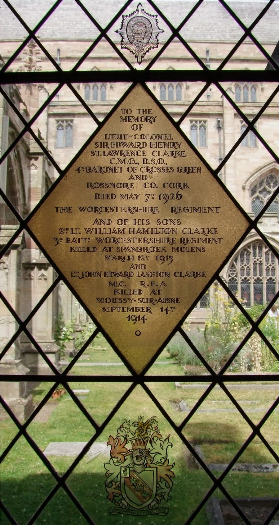 Edward Henry St Lawrence CLARKE  CMG  DSO.  William Hamilton CLARKE.  John Edward Langton CLARKE  MC