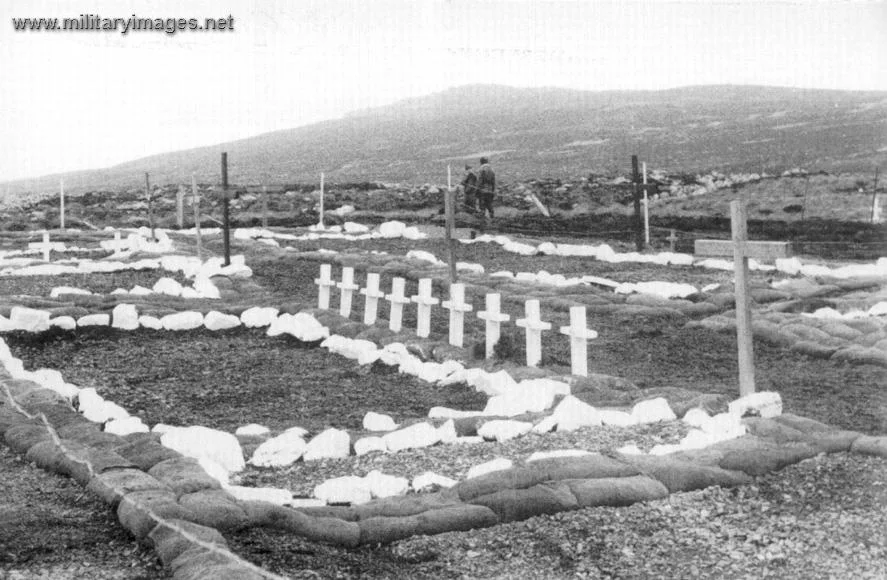 Falklands War Cemetery at Ajax Bay