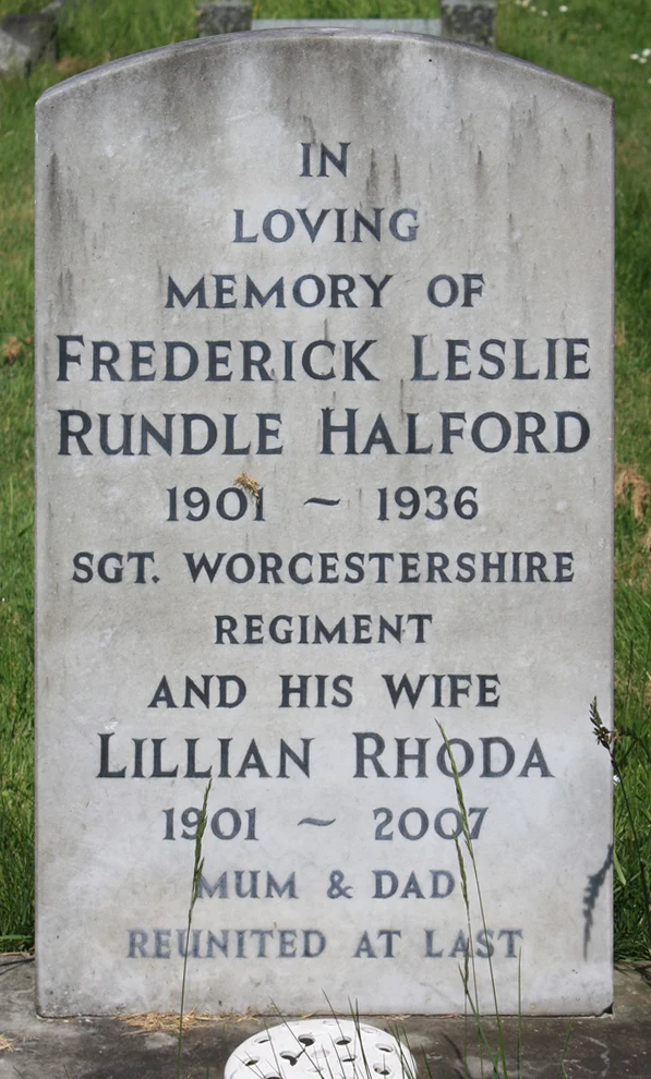 Frederick Leslie Rundle HALFORD.