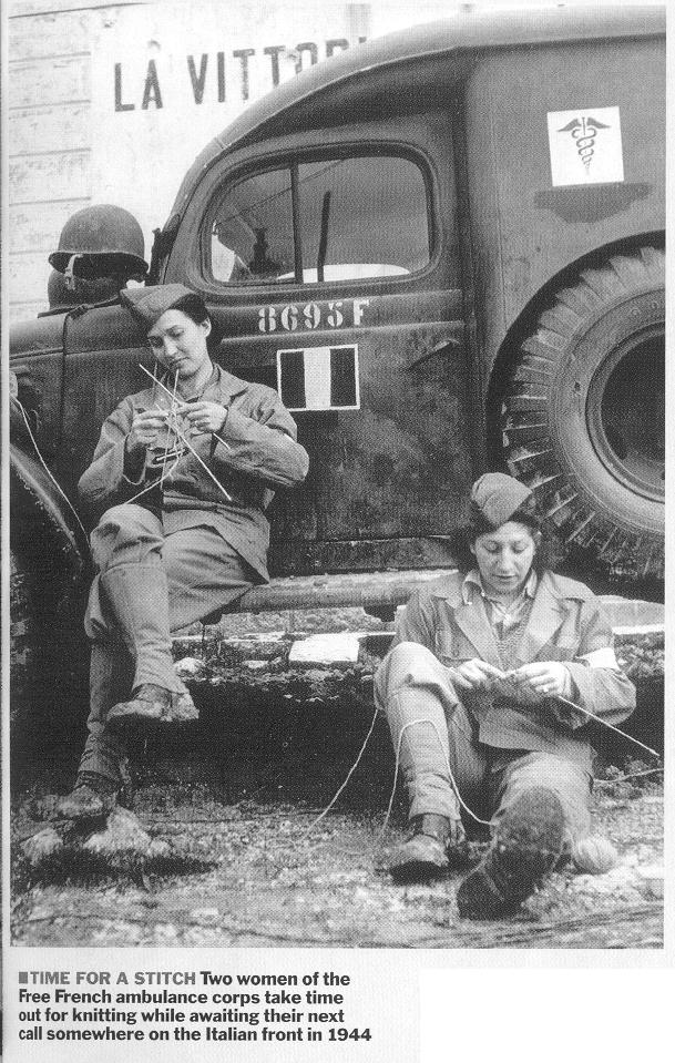 free french ambulance corps Italy WW2