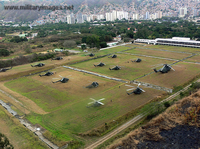 Fuerte Tiuna helicopter pool