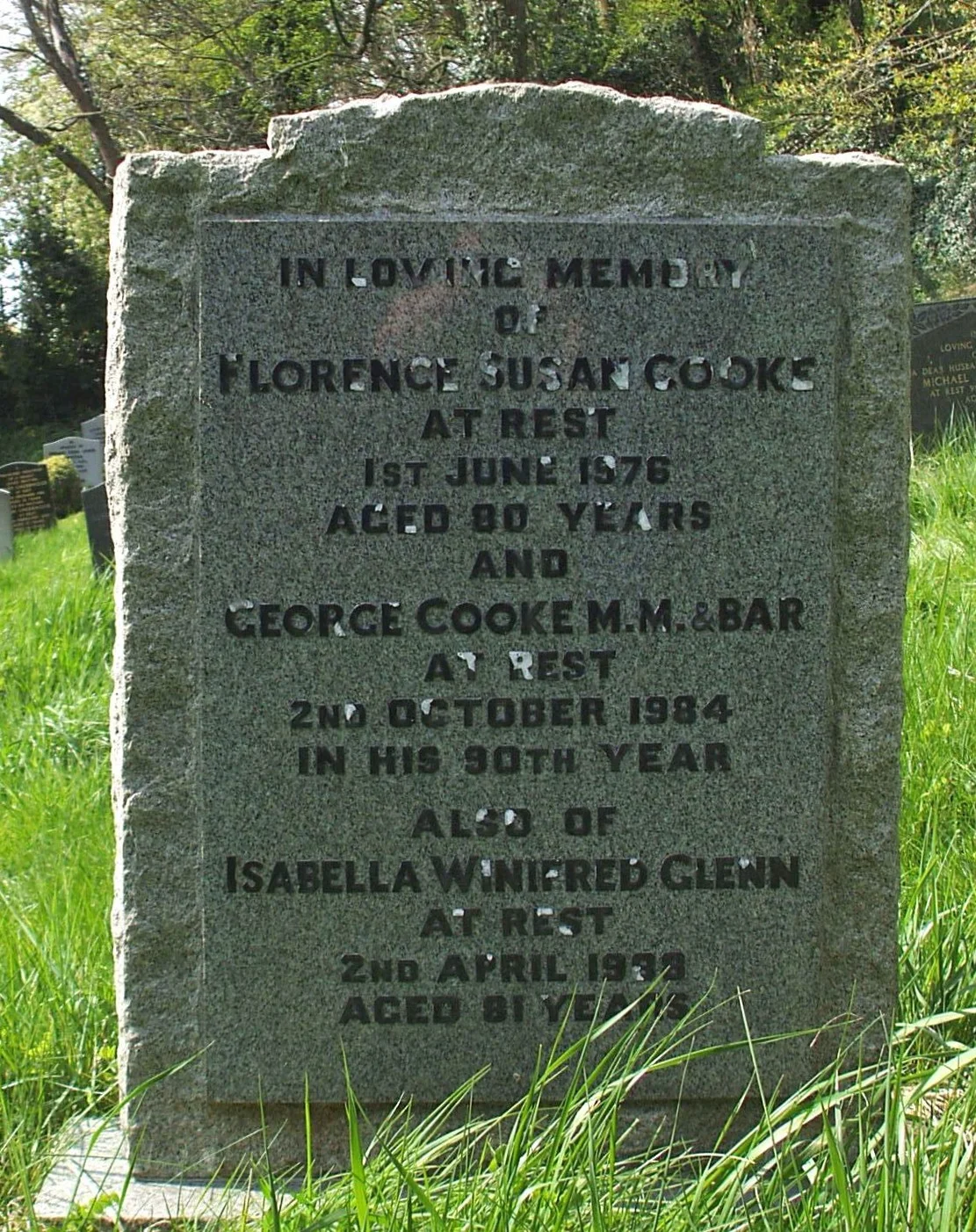 George COOK MM & Bar
