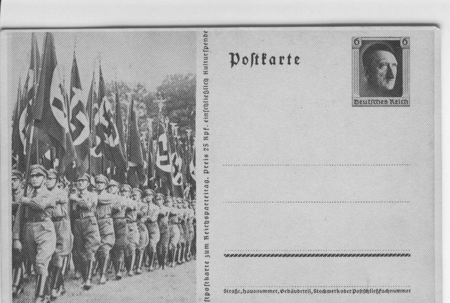 German postcard/ SA Rally( Brown Shirts)S