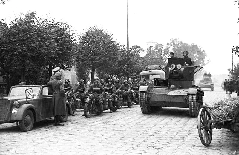 German Soviet military parade