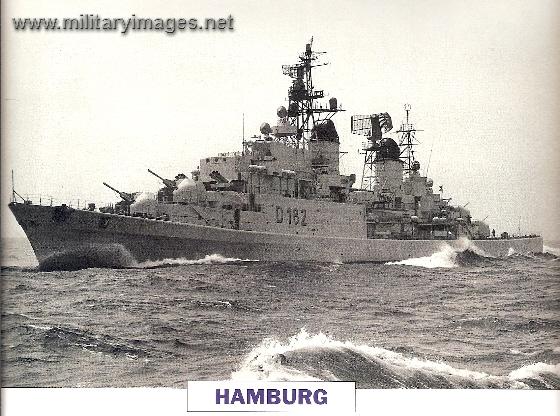 Hamburg German General-Purpose Destroyer