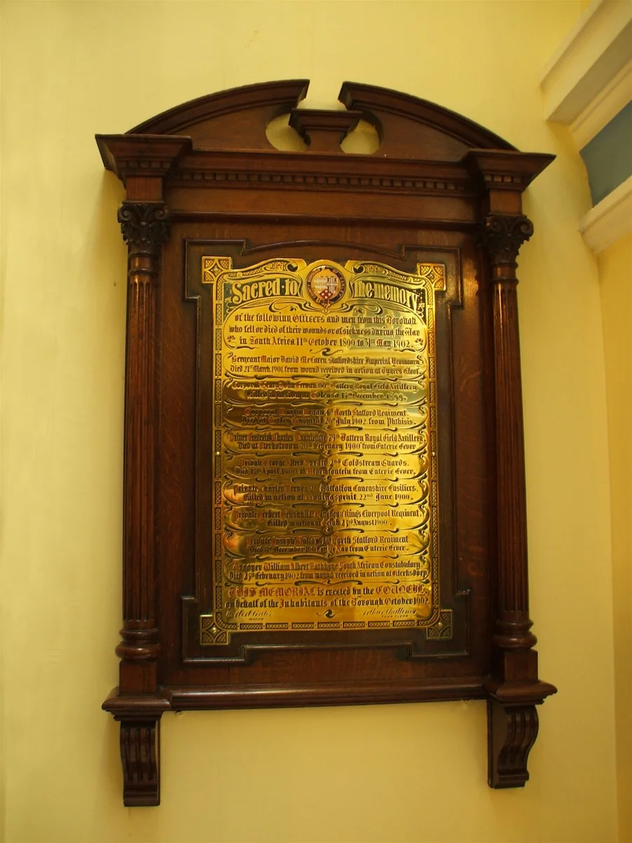 Hanley Boer War Memorial Staffordshire
