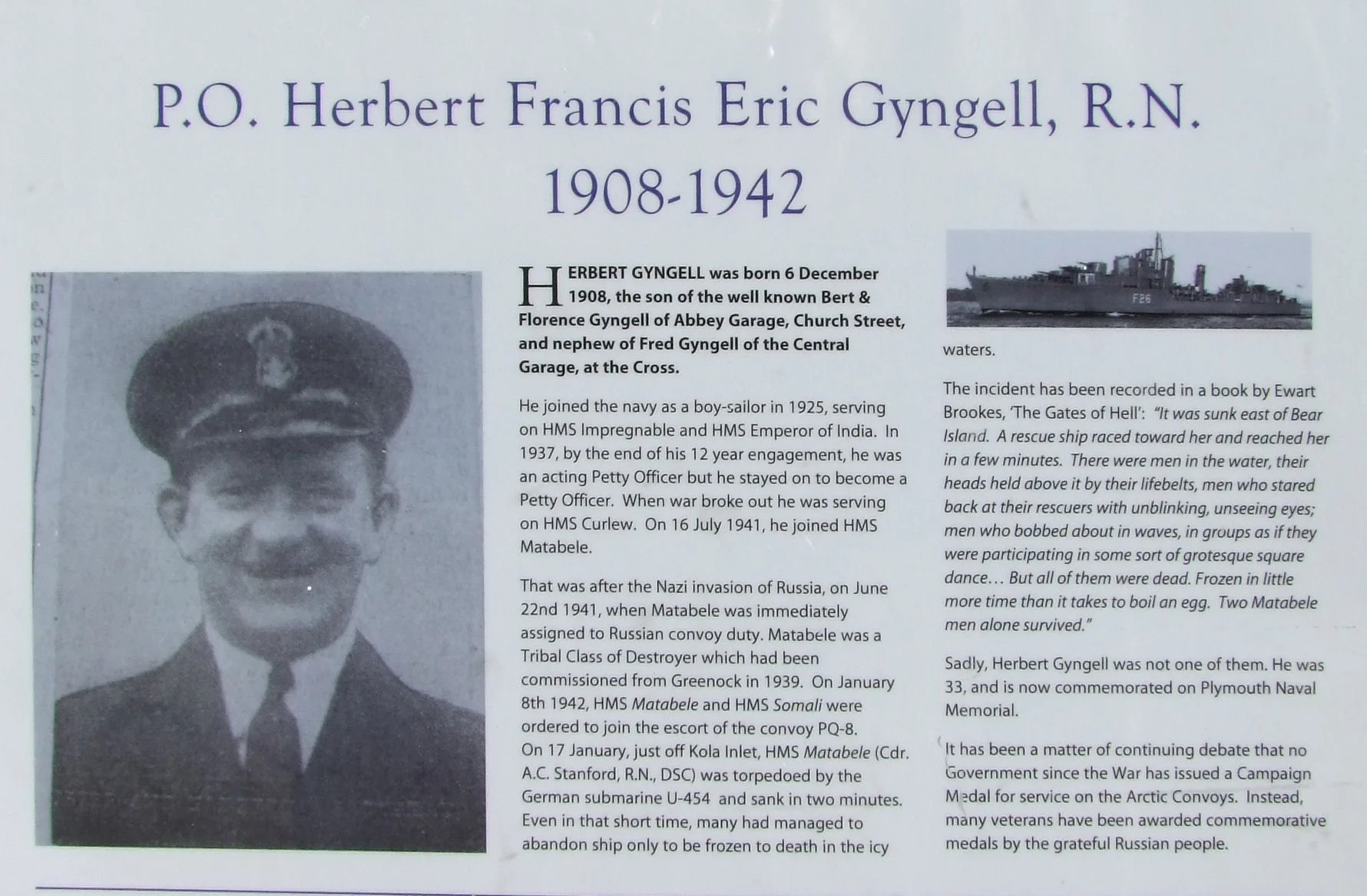 Herbert Francis Eric GYNGELL