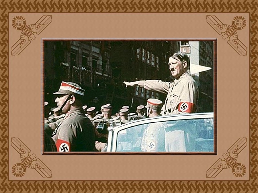 Hitler inspecting SA Sturmtroopers