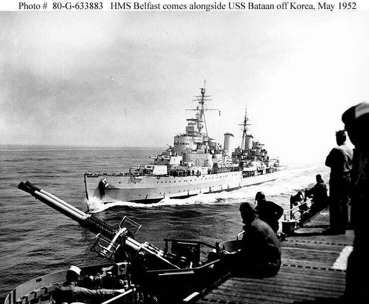 HMS Belfast May 1952