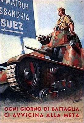 Italian propaganda poster WW2
