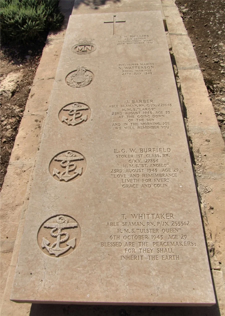 James H PHILLIPS. Norman WATTERSON. Joe BARBER. Eric George William BURFIELD. Thomas WHITTAKER