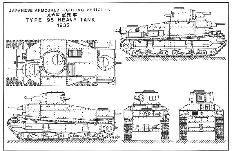 Japanese Prototype 95 heavy Tank