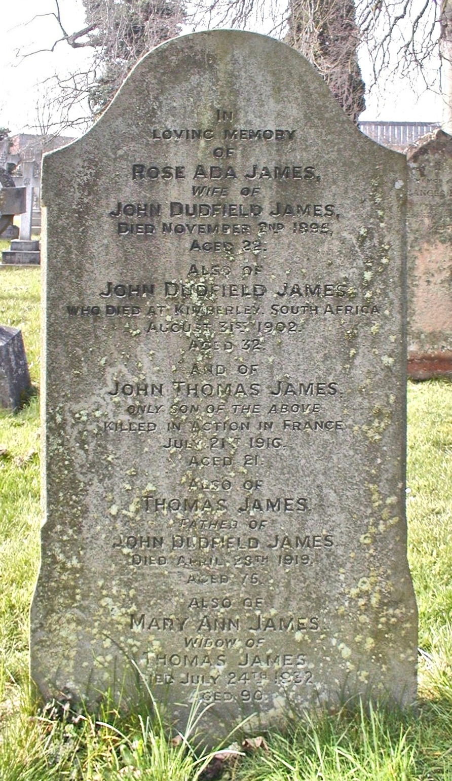 John Thomas JAMES