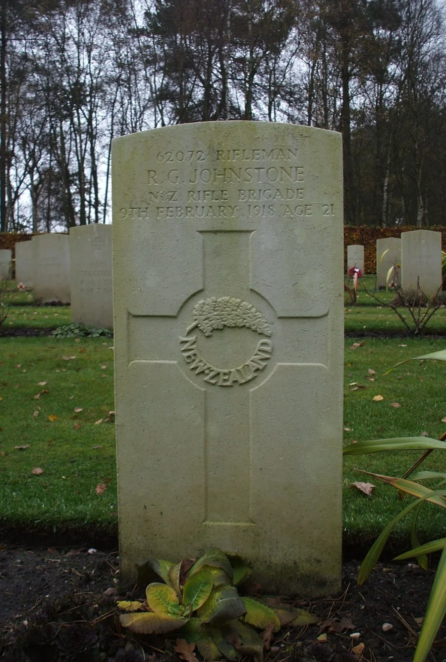 JOHNSTONE, Reginald George