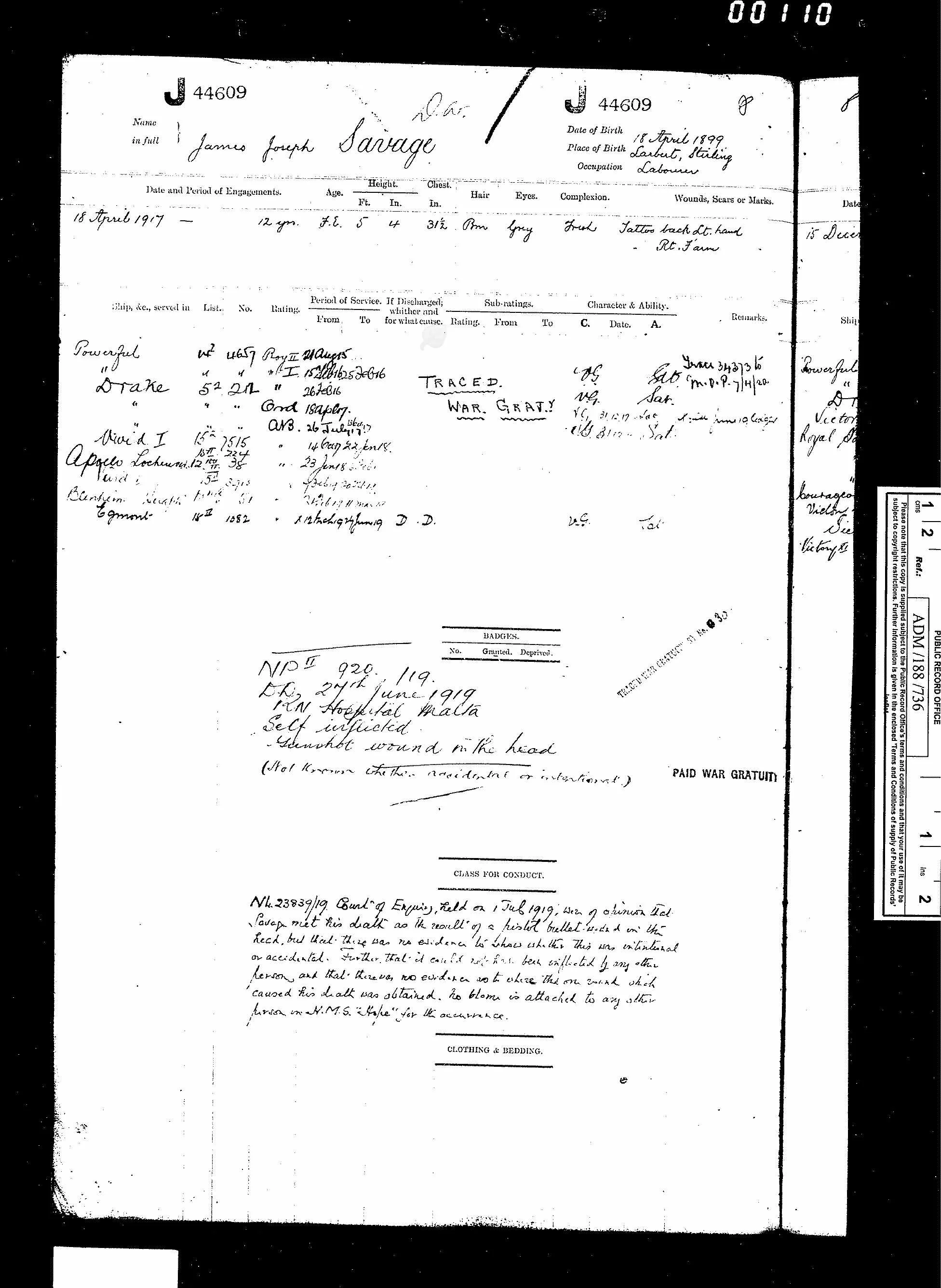 L161 James Joseph SAVAGE  (2)