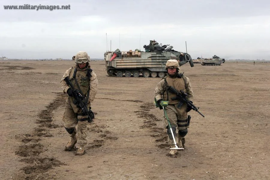 Lance Cpl's search for weapons caches