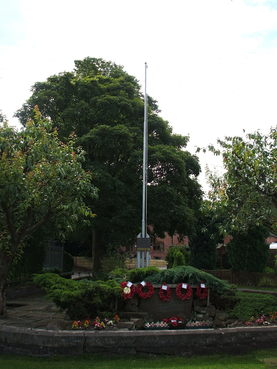 Leekbrook Memorial near Leek Staffordshire