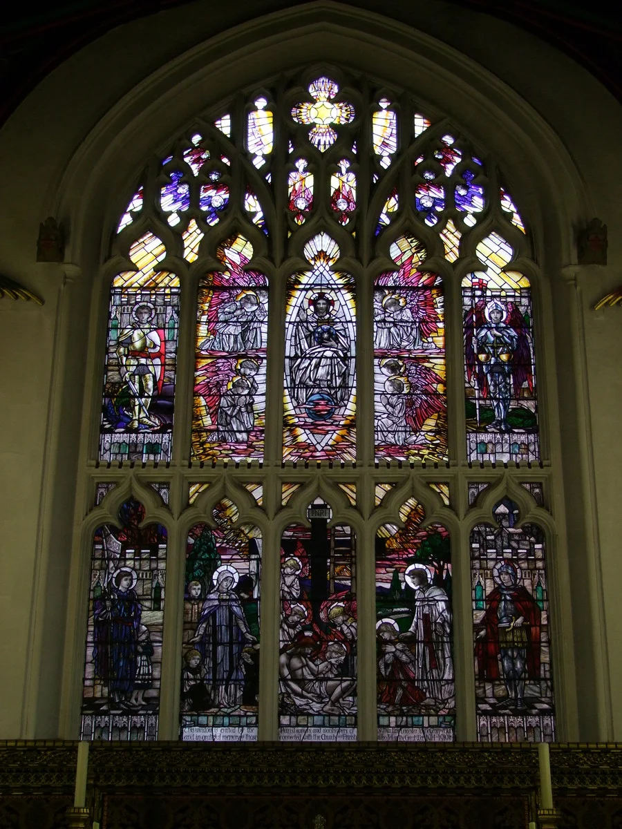 Leicester Cathedral WW1 War Memorial window