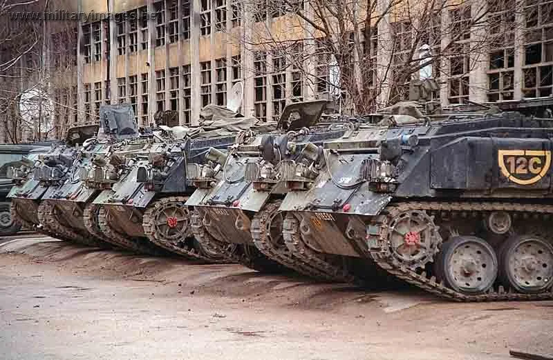 Line up of 432 APC's