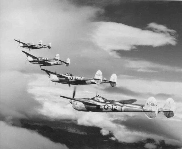 Lockheed P38 Lightening's