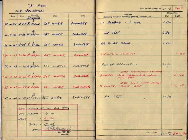 Log Book page 4