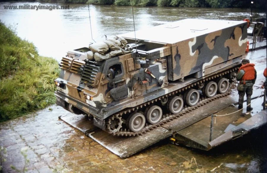 M270 on mission in the rain