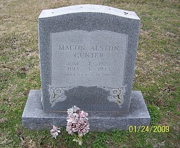 Macon Alston GUNTER