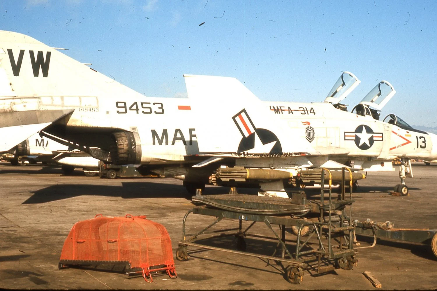 Marine F4B Jet Fighter Da Nang 1966 Viet Nam