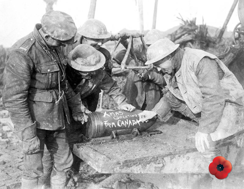 Merry Christmas From Canada Ww1