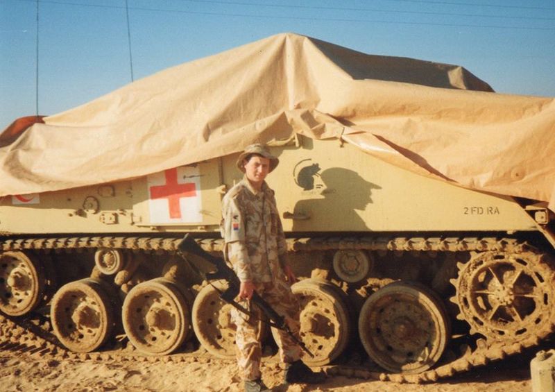 My Mate Andy First Gulf War - 27 Field regiment RA