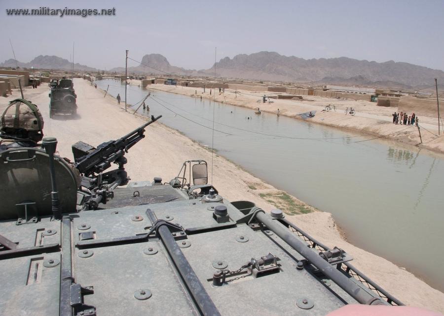On patrol through Kandahar
