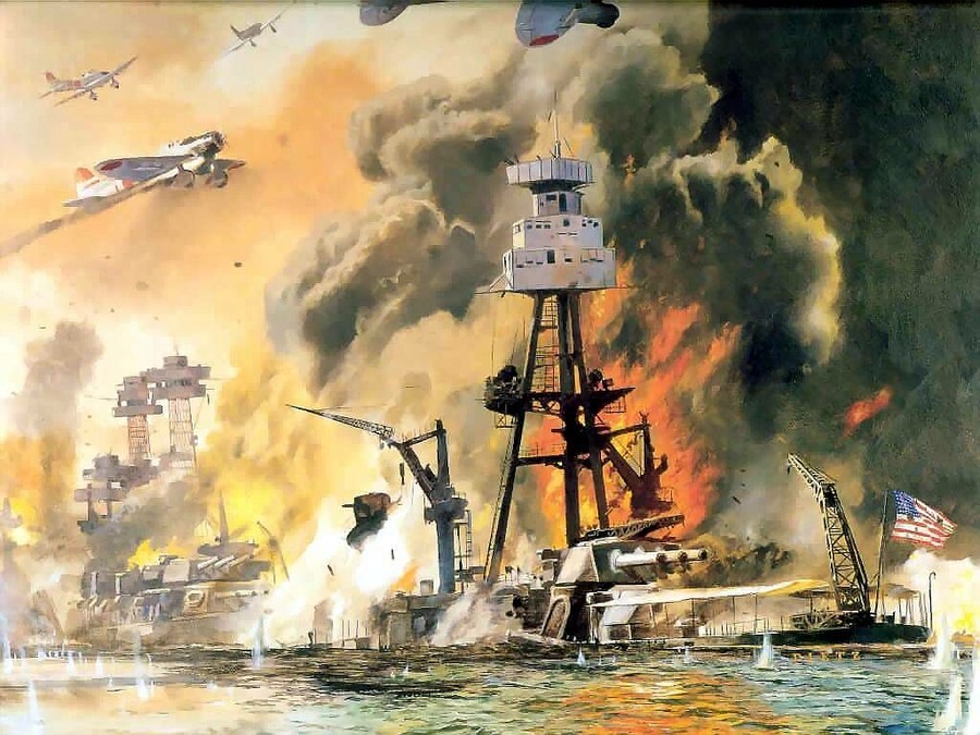 paintings of pearl harbour | MilitaryImages.Net