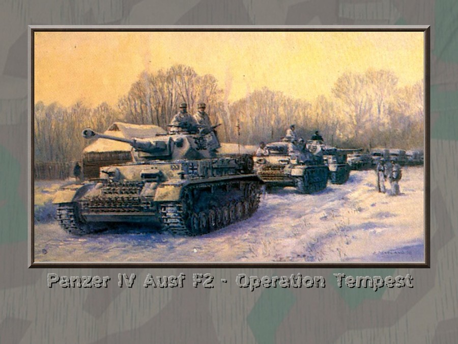 Panzer IV F2 tanks of 6th Pz Div Panzer Armee Hoth | MilitaryImages.Net