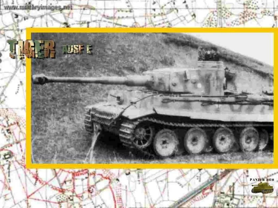 Panzer VI Tiger 411 Map WP