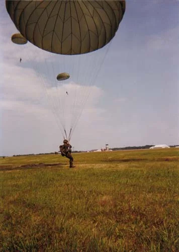 Paratrooper Landing
