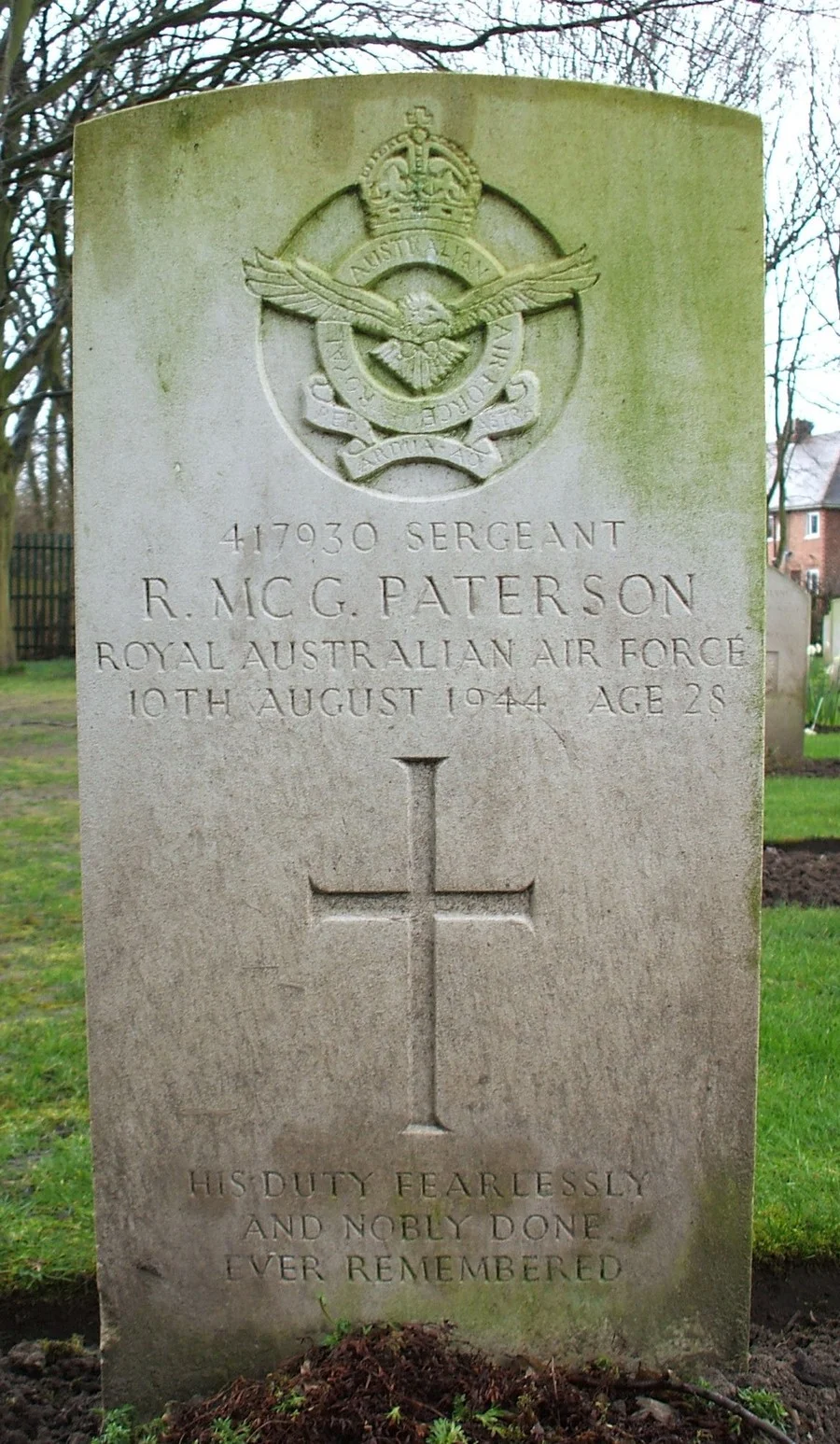 PATERSON,  RONALD MCGREGOR