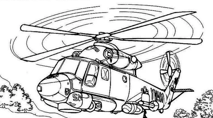 Planes Helicopters Rockets Coloring Pages 56